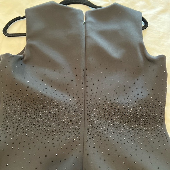 Calvin Klein Black Embellished Sheath Midi Dress - Picture 5 of 9